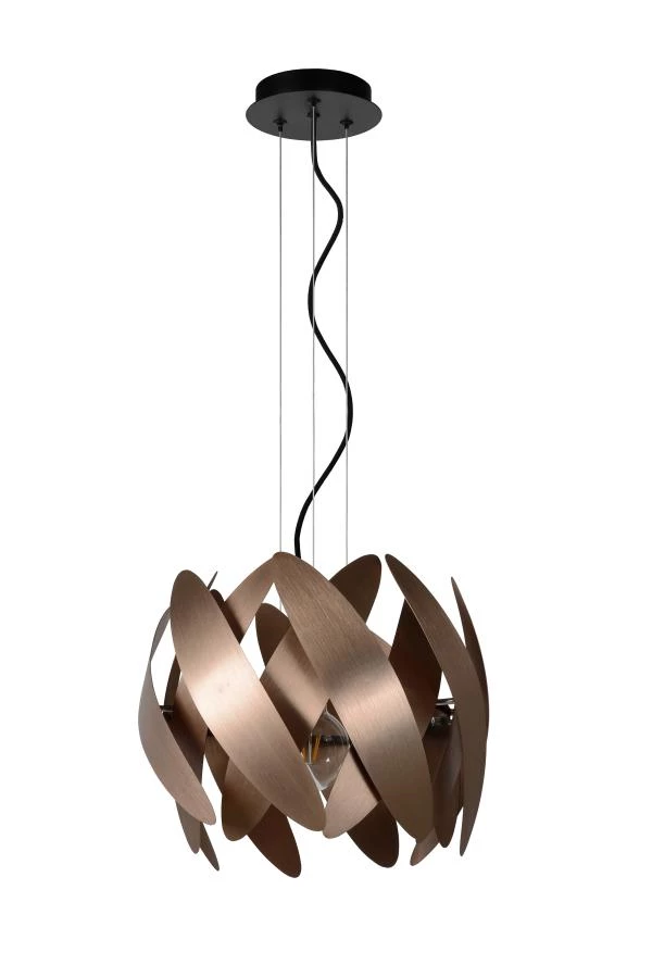 Lucide VIVANA - Hanglamp - Ø 39 cm - 1xE27 - Koper - uit